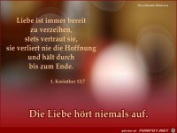 1 Korinther 13 7