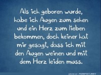 als ich geboren wurde