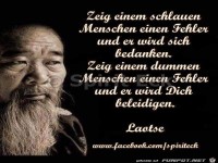 zeig einem schlauen Menschen