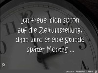 ich freue mich schon