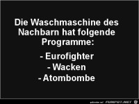 Besondere Waschmaschine