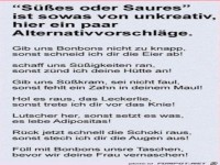 süßes oder saures