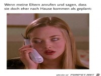Eltern kommen früher heim