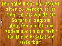 Witzige Gedanken zum �lterwerden