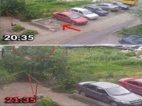 Parkplatz-Zauber: Auto verschwindet!