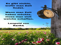 es gibt nichts, wofr man zeit findet