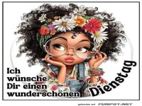 Blumenkind w�nscht Dienstag-Vibes!