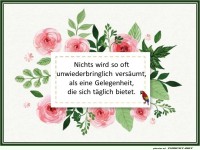 Nichts wird so oft vers�umt