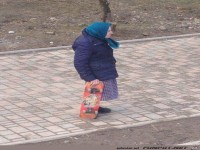 Jetzt ein bisschen Skateboard fahren