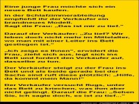 ein neues Bett kaufen.......