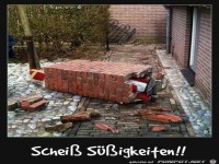 Zu viel S��es gegessen