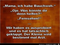 Mama, ich habe Bauchweh......
