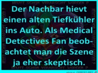 Zuviel Krimi-TV gesehen