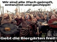 Gebt die Bierg�rten frei