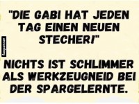 Gabi und der Werkzeugneid bei der Spargelernte