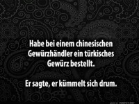 Witz: Multikulturelles Gew�rzgesch�ft