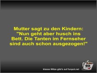 Mutter sagt zu den Kindern