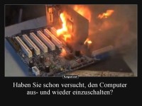 Wenn der Neustart nicht hilft...