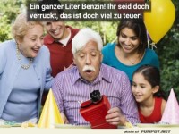 Wenn Geschenke tanken k�nnten!