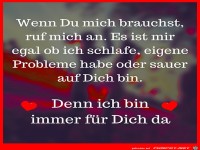 Wenn Du mich brauchst
