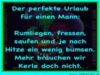 Der perfekte Urlaub fuer den Mann