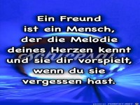 Ein Freund ist ein Mensch