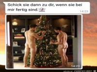 Hilfe beim Baumschm�cken