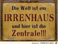 Die Welt ist ein Irrenhaus...