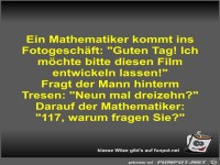 Ein Mathematiker kommt ins Fotogesch�ft