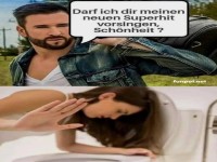 Lustiges Meme �ber unerw�nschten Gesang