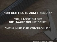 Friseur Termin oder Kontrolle?