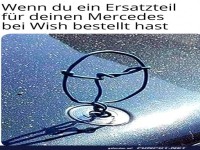Improvisierte Mercedes-Nachbildung