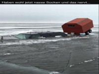 Wenn der Ausflug ins Wasser f�llt!