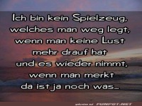 Ich bin kein Spielzeug