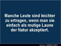 Naturwunder der Geduld