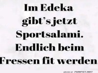 Edeka's Fitness-Snack: Sportsalami-Power!