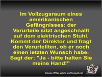 Im Vollzugsraum eines amerikanischen Gef�ngnisses