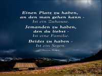 einen platz zu haben