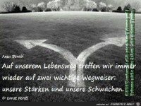 Auf unserem Lebensweg treffen wir...