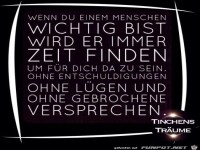 wenn du einem Menschen wichtig bist.......