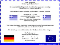 Spende f�r Griechenland