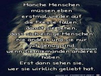 Manche Menschen m�ssen es erst lernen