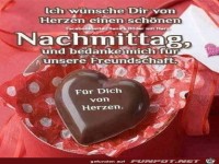 Wuensche von Herzen einen schoenen Nachmittag