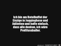 Mal wieder ein Profi-Fu�baller