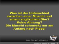Was ist der Unterschied zwischen einer Muschi und einem...