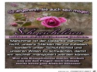 So angenehm sie auch sein mgen