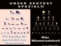 Sehtest fr Frauen und Mnner