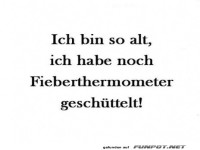 Nostalgische Erinnerung an alte Thermometer