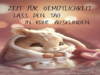 Kuschelige Abendstimmung mit niedlichem Hamster