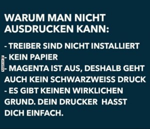 fun-Bild: Drucker-Frust auf höchstem Niveau!